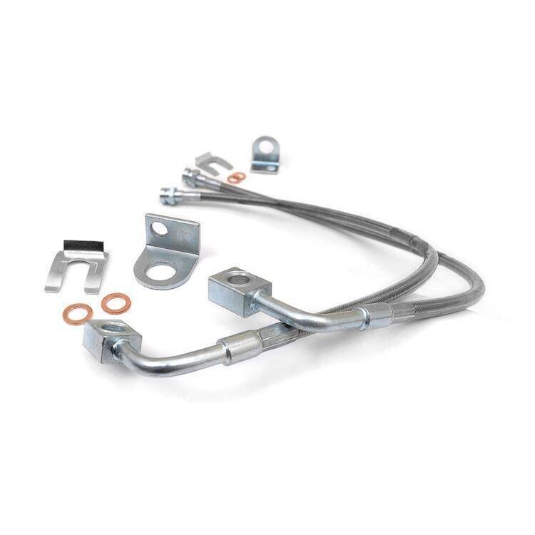 Front extended brake lines Rough Country Lift 4-6"
