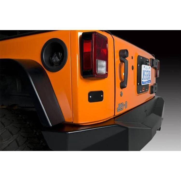License plate relocation kit with light JKS