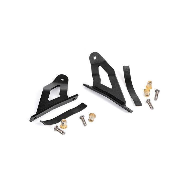 Upper windshield LED curved light bar 50" mounts Rough Country