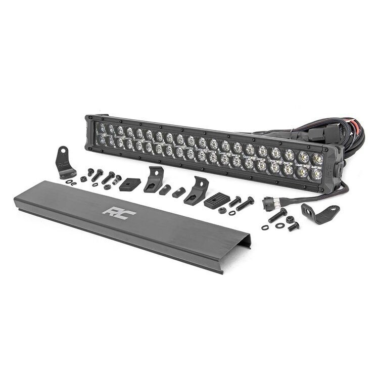 LED light bar 20" dual row amber DRL spot/flood Rough Country