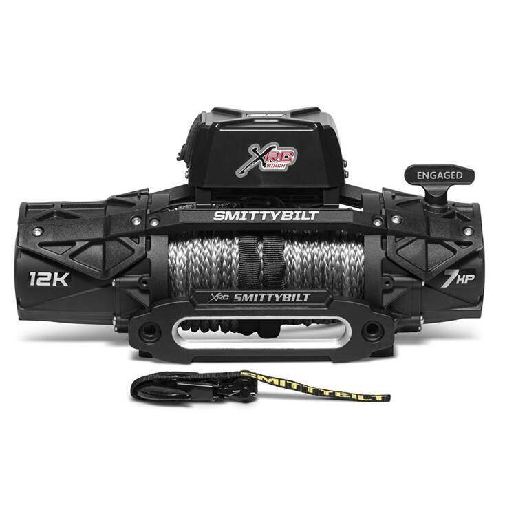 Winch with synthetic rope and remote 12000 lbs Smittybilt XRC GEN3