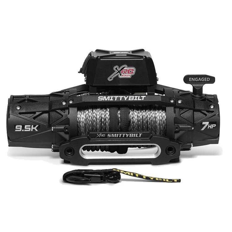 Winch with synthetic rope and remote 9500 lbs Smittybilt XRC GEN3
