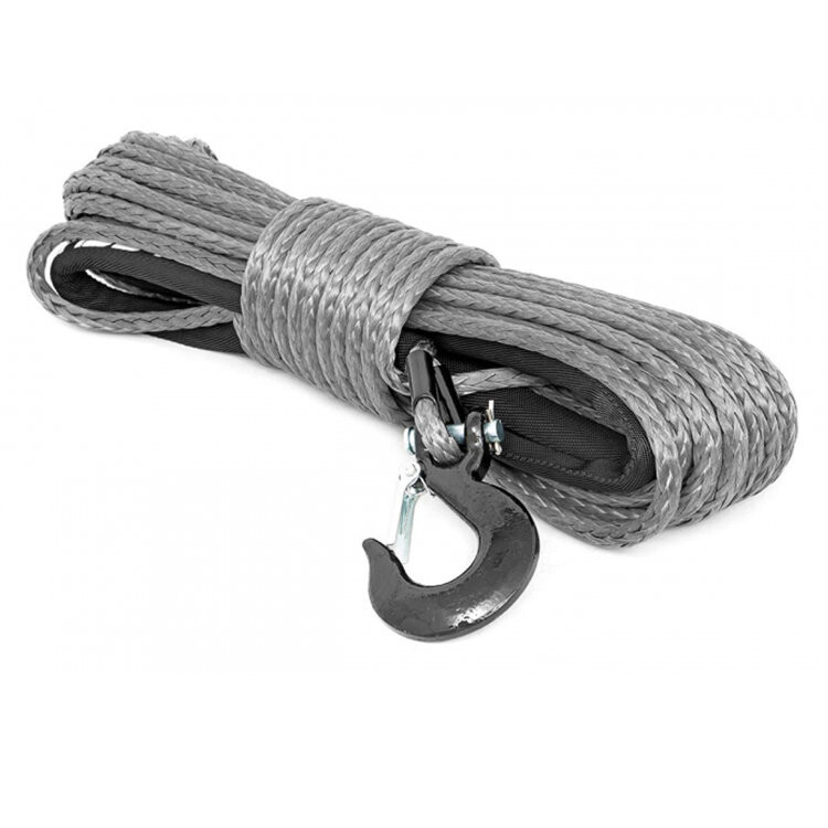 Synthetic winch rope grey 16000 lbs Rough Country
