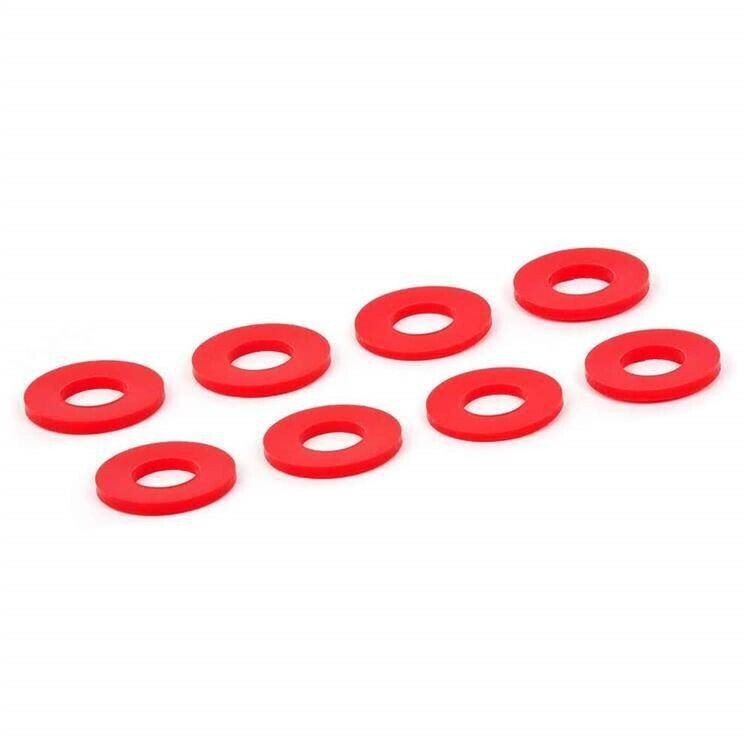 D-Ring Shackle Washers Red Daystar