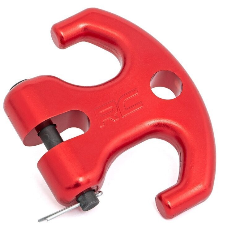 Aluminum winch cleat red Rough Country