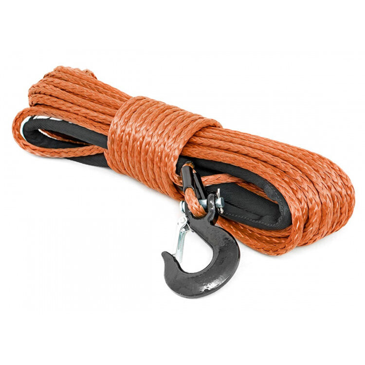 Synthetic winch rope orange 16000 lbs Rough Country