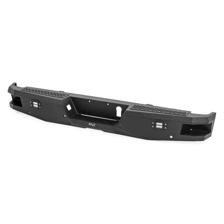 Rear steel bumper with LED lights Rough Country