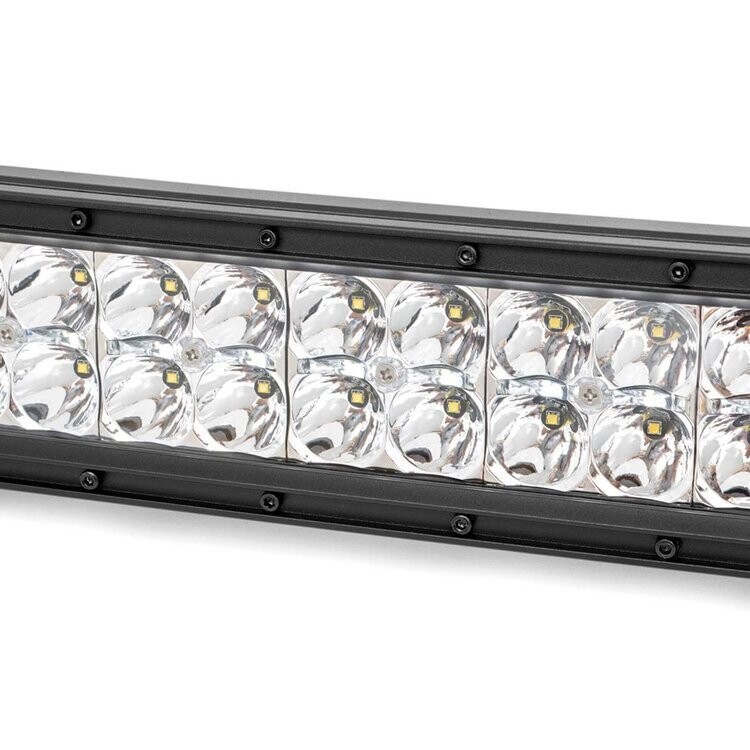 LED lights 50" dual row white DRL spot/flood Rough Country Chrome Series
