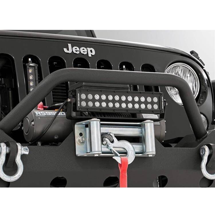 LED light bar 12" dual row spot/flood Rough Country Black Series