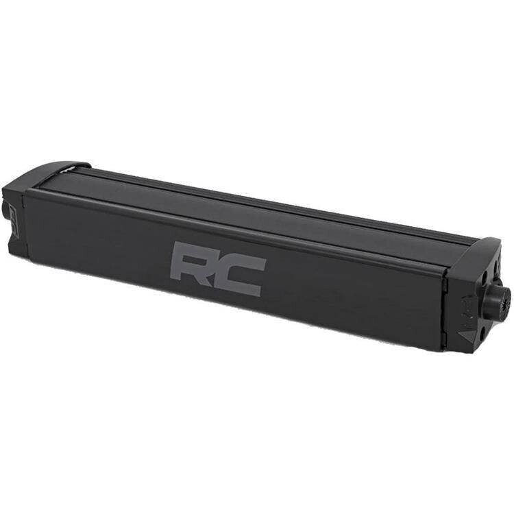 LED light bar 12" single row white DRL spot Rough Country Black Series