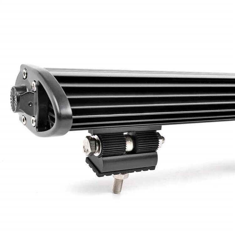 LED light bar 12" single row spot Rough Country Chrome Series