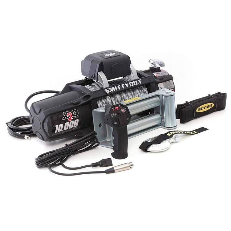 Winch with steel rope and wireless remote 10000 lbs Smittybilt X20 GEN2