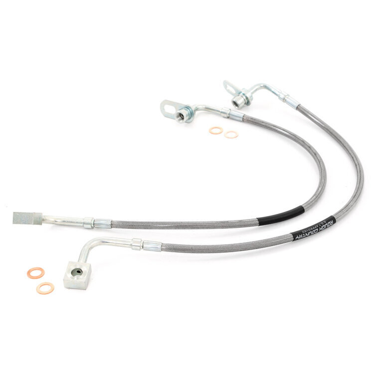 Front extended brake lines Rough Country