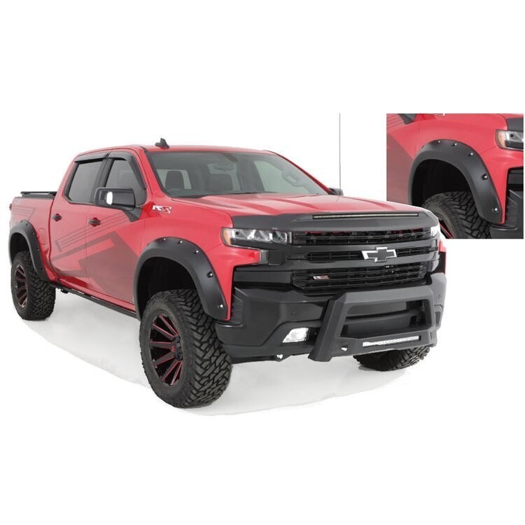 Front and rear fender flares Bushwacker Pocket Style