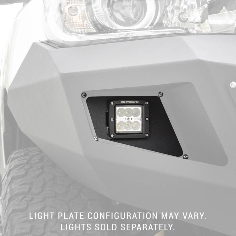 Light plates for front bumper Surface BR5 Go Rhino