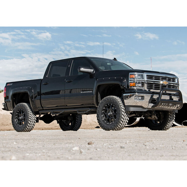 Front and rear fender flares Rough Country Pocket 14-15