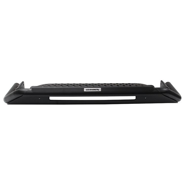 Front RC3 LR skid plate with step and recessed light bar mount for 20" single row LED Go Rhino