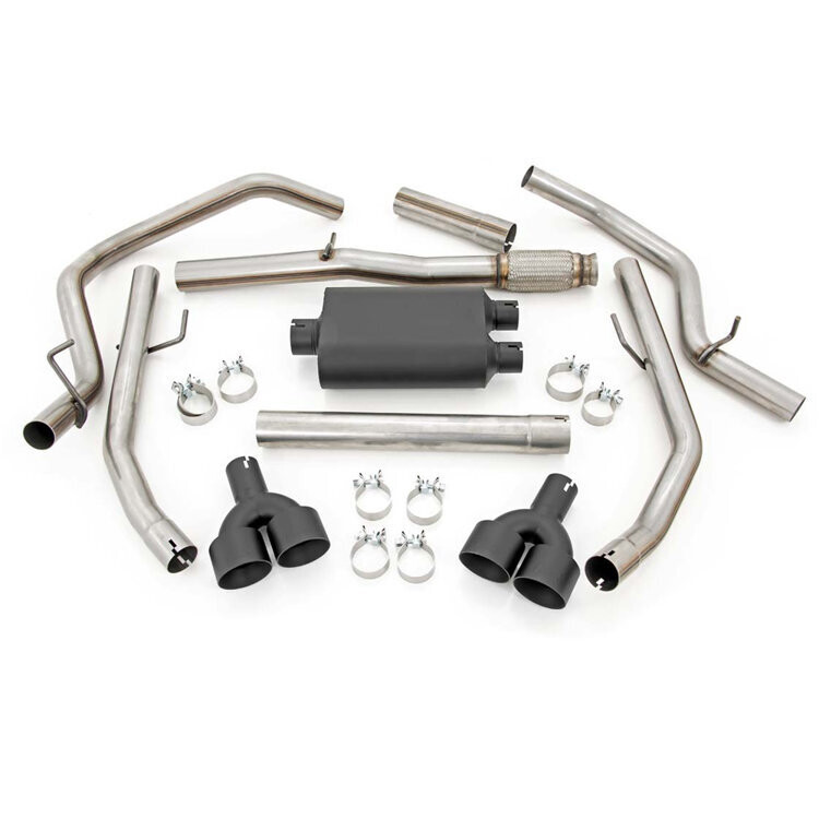 Dual exhaust system 5.3L Rough Country Cat Back
