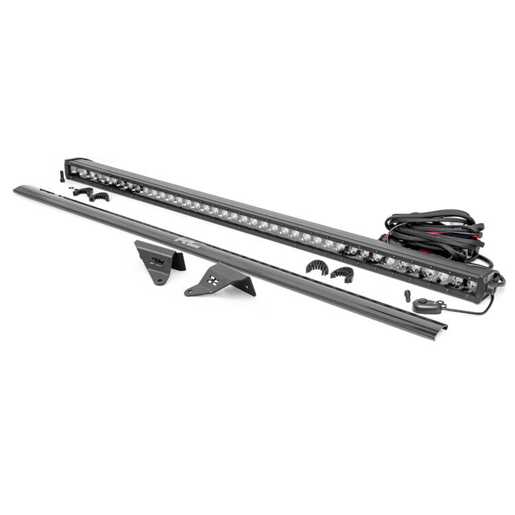LED light bar 40" upper windshield Black Series Rough Country