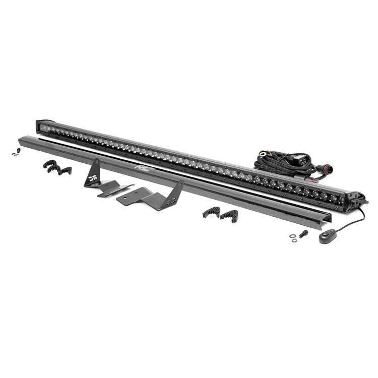 LED light bar 50" upper windshield Black Series Rough Country