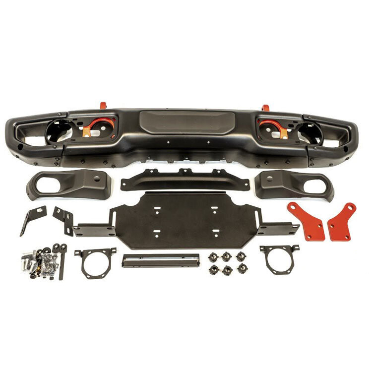 Front steel bumper with winch plate X4offroad