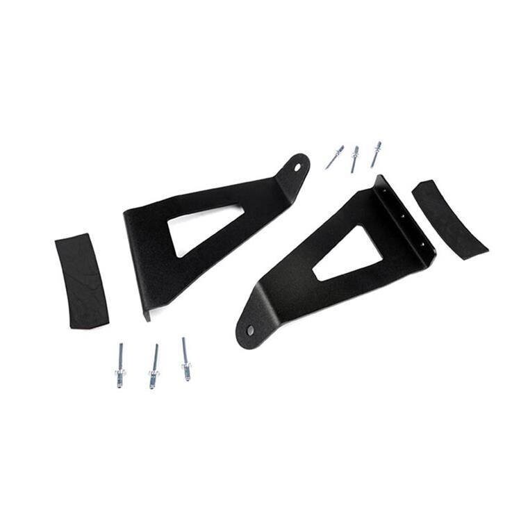 Upper windshield curved LED light bar 54" mounts Rough Country