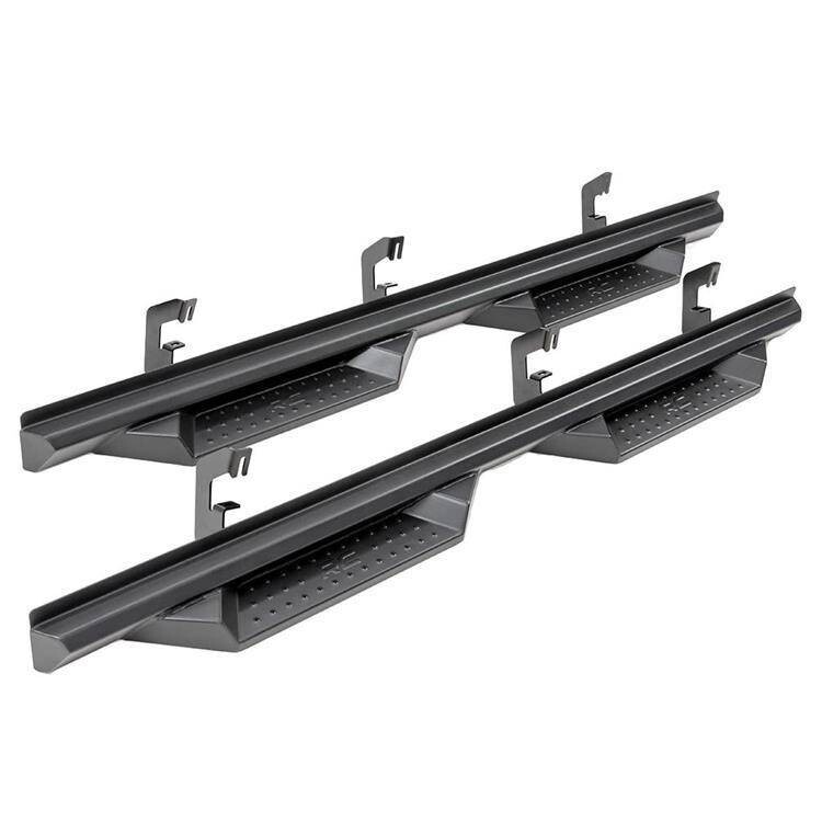 Side, drop steps Rough Country DS2 SuperCrew Cab