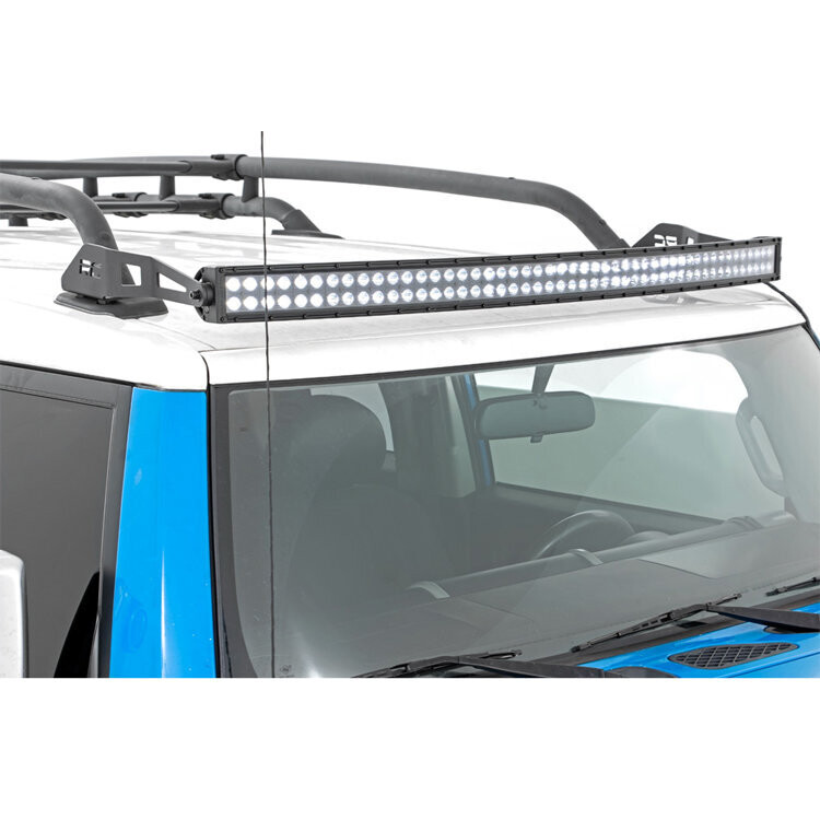 LED light bar 50" dual row curved white DRL spot/flood Rough Country Black Series