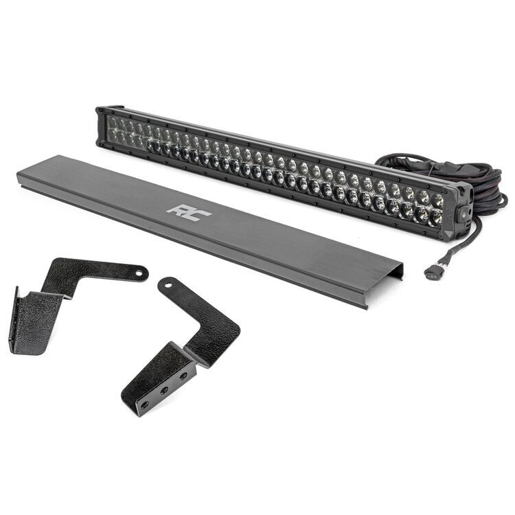 LED light bar 30" White DRL Rough Country Black Series