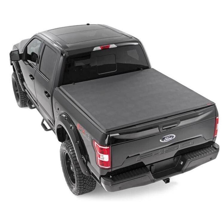 Soft roll-up bed cover tri-fold Rough Country 6' 5"