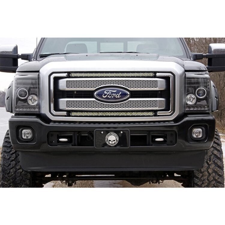LED light bars 30" single row for grill spot Rough Country Black Series