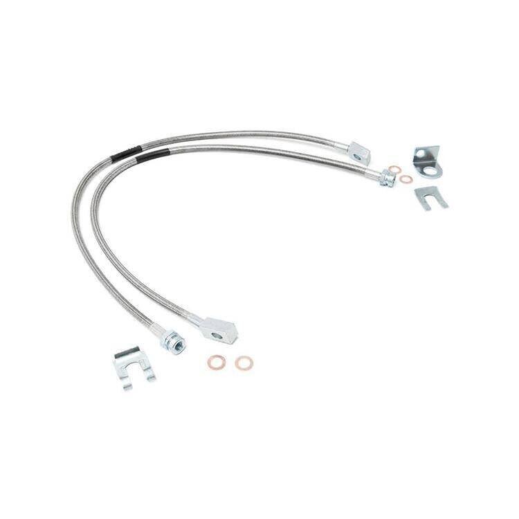 Front extended brake lines Rough Country Lift 4-6"