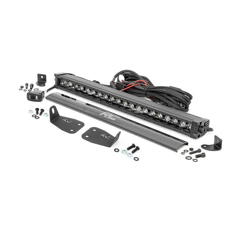 LED bumper kit 20" white DRL Black Series Rough Country