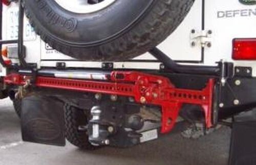 Houder voor een 1,2m Hi-Lift krik op de achterbumper van een Land Rover Defender (1983-2016) - Front Runner