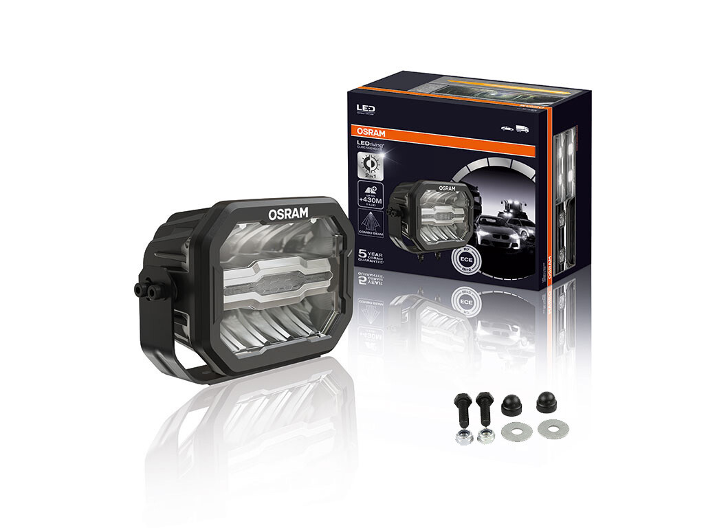 10 inOSRAM LED Light Cube MX240-CB / 12 V / 24 V / Combo Beam AND Montagekit - van Front Runner