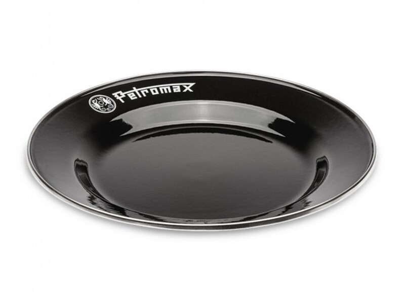 Emaille borden / 2 delig / zwart