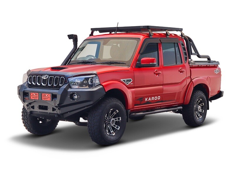 Mahindra Pik-Up Double Cab (2006-heden) Slimline II Roof Rack Kit
