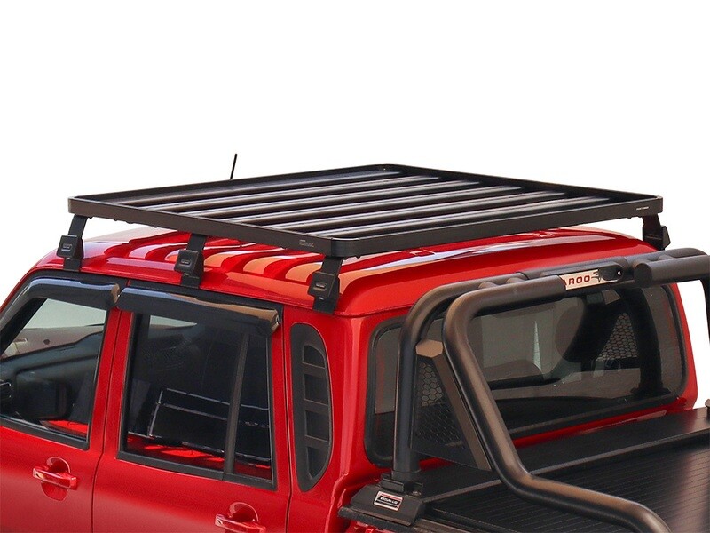Mahindra Pik-Up Double Cab (2006-heden) Slimline II Roof Rack Kit