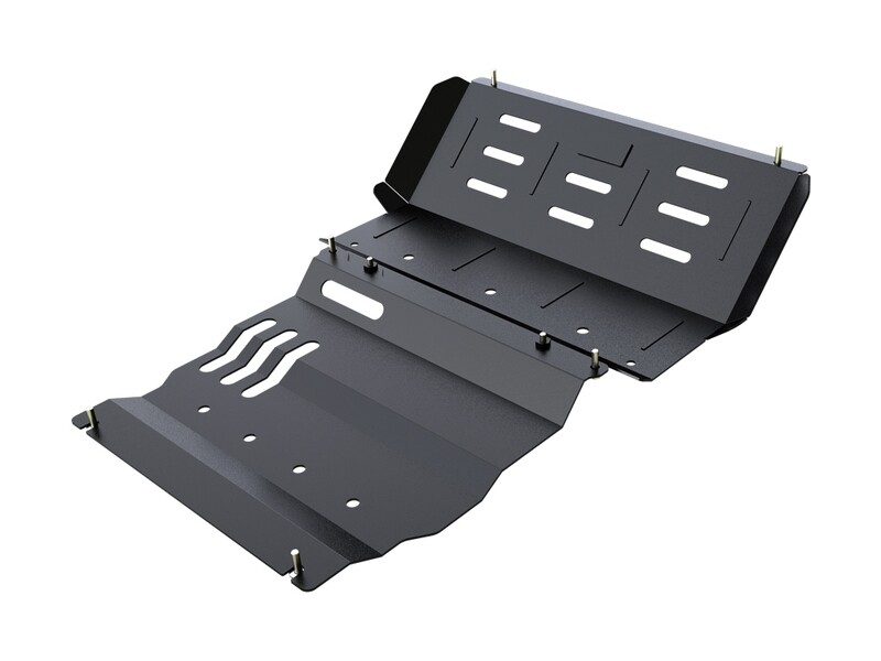 Beschermplaat voor de versnellingsbak en verdeelbak van de Mitsubishi Pajero Sport (QE Series) - Front Runner
