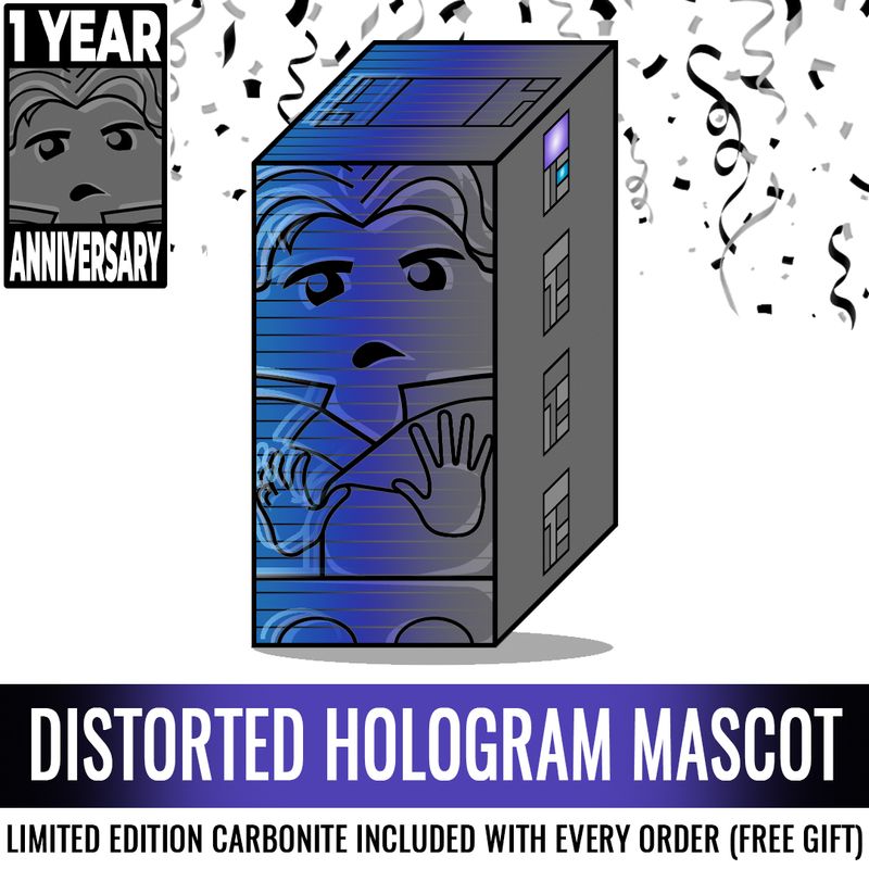 Distorted Hologram Mascot