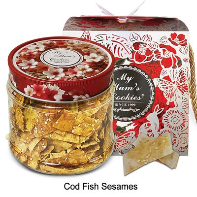 Cod Fish Sesame Crackers  鳕鱼芝麻酥