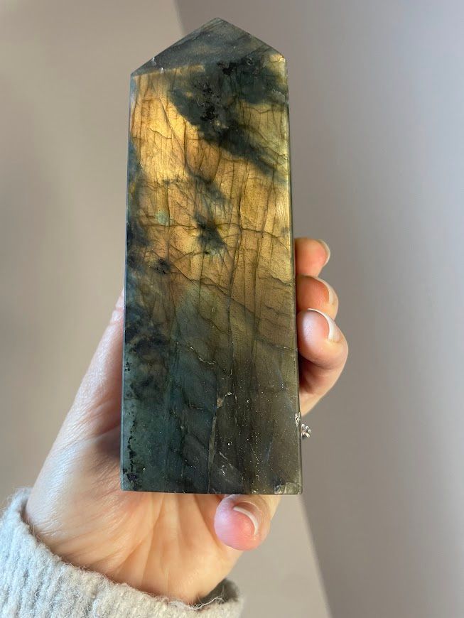 Labradorite tower