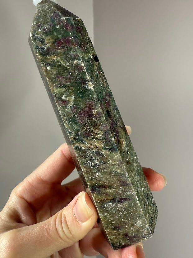 Ruby fuchsite tower