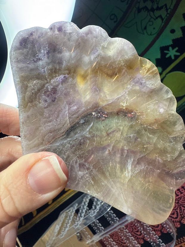 Fluorite clam dish