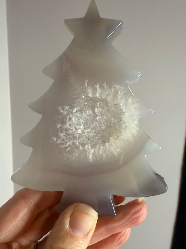 Druzy agate tree