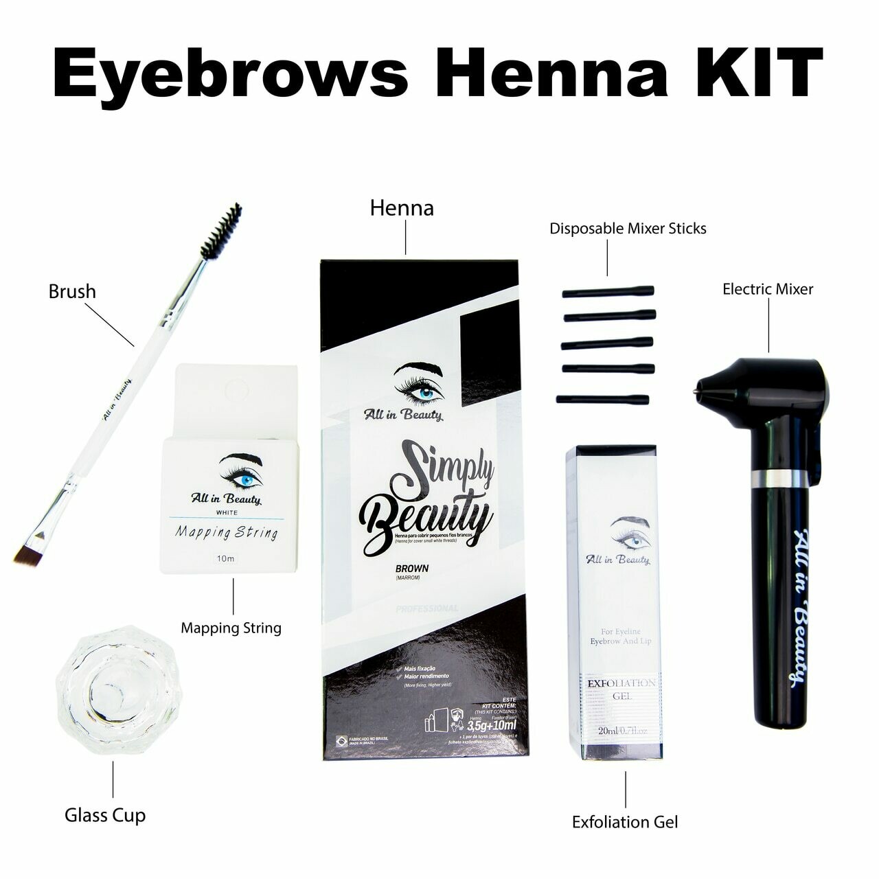 EYEBROW HENNA KIT