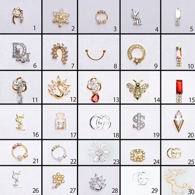 NAIL CHARMS SINGLE PIECES