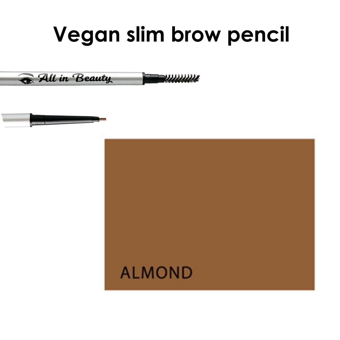 VEGAN SLIM BROW PENCIL, COLOR: ALMOND 02