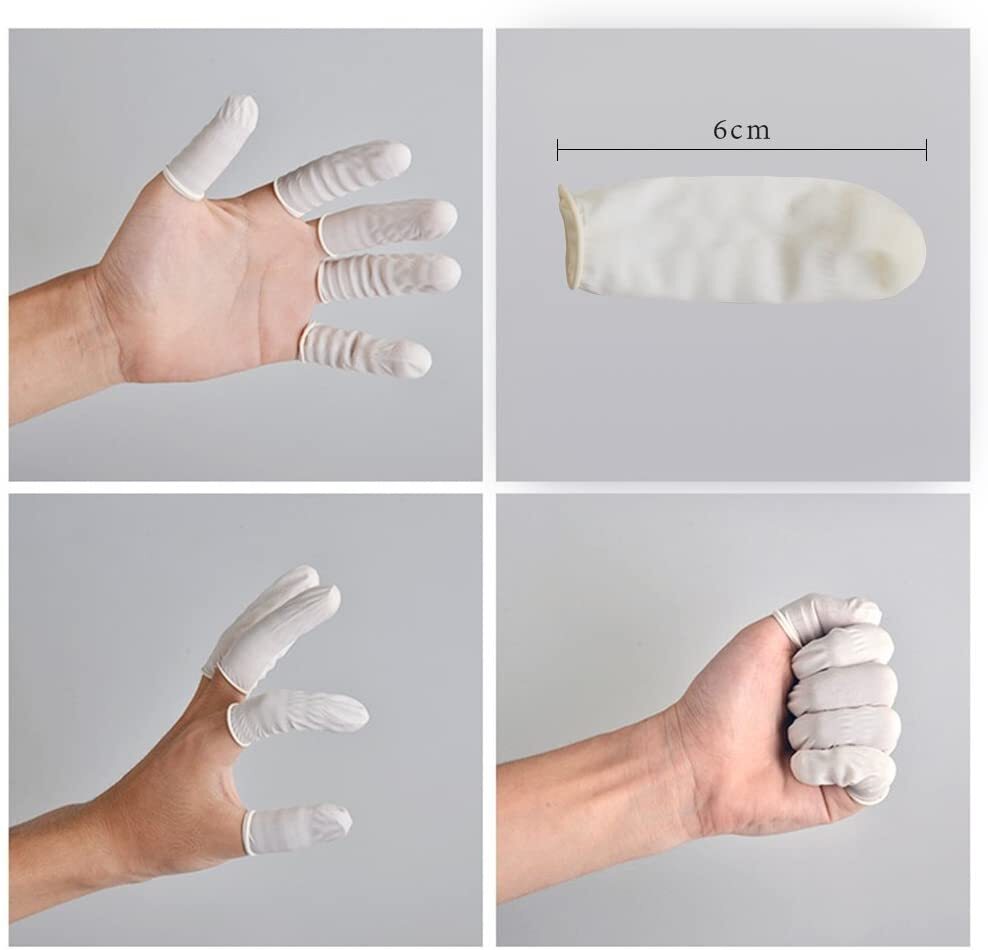 Latex Finger Cots (100pcs)