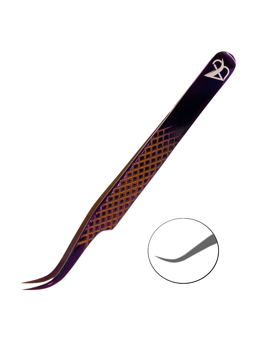 TWEEZERS FOR CLASSIC EYELASH EXTENSIONS, COLOR: C-0023